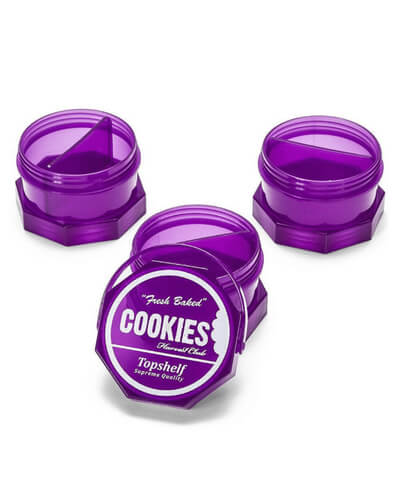 Cookies 'SF' Storage Jar 3 Stack - Purple image 2