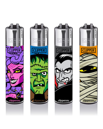 Cartoon Monsters Clipper Lighter