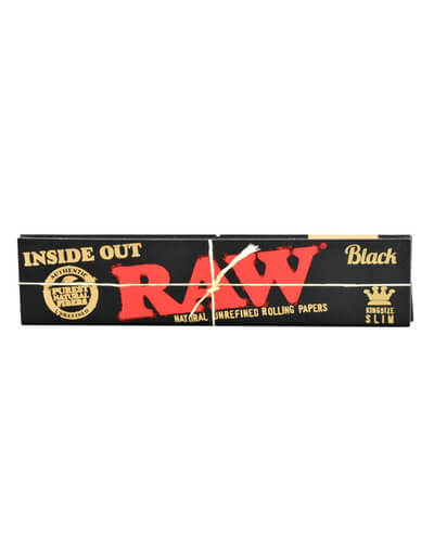 RAW Black Inside Out Rolling Papers image 1