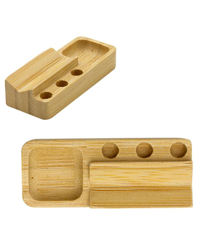 G Rollz Bamboo Rolling Caddy image 1