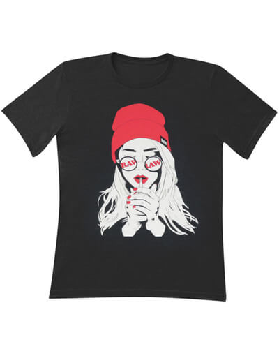 RAW Unisex Smoker Girl T-Shirt