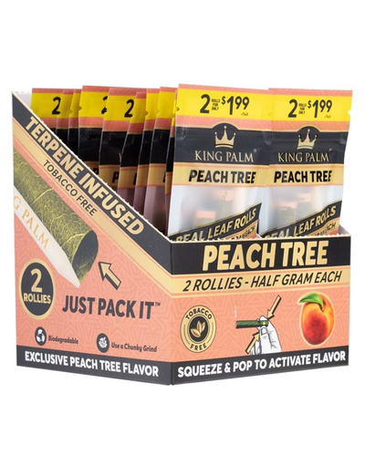 King Palm Peach Tree Rollie Size (2 pack) image 2