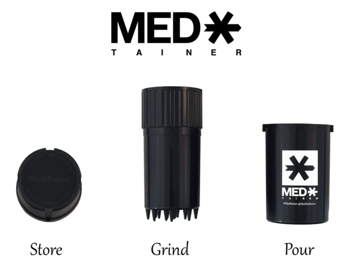 Medtainer Medx - Solid Orange W/Black Logo image 2