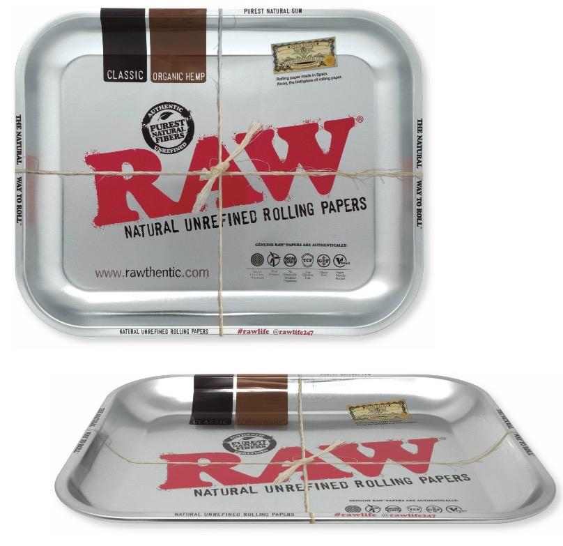 RAW Metallic Rolling Tray - Large