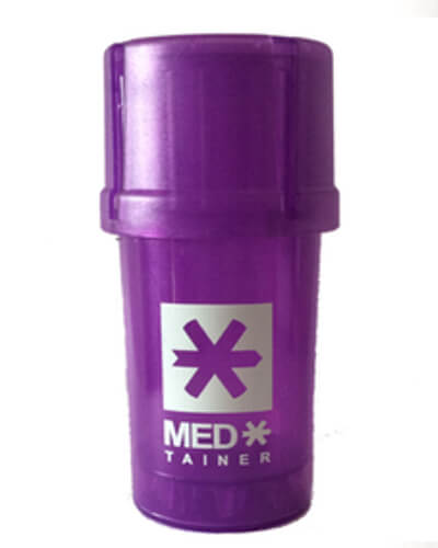 Medtainer Medx - Translucent Purple W/White Logo image 1