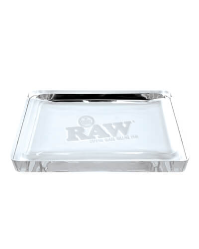 RAW Crystal Glass Rolling Tray image 1