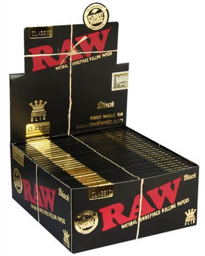 RAW Black Kingsize Slim UK image 1