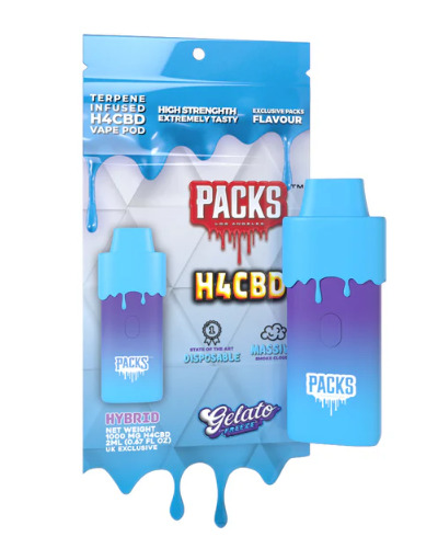 Packs By Packwoods H4CBD Disposable Vape 2ml/1000mg image 6