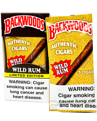 Backwoods Cigars 5 Pack - Wild Rum