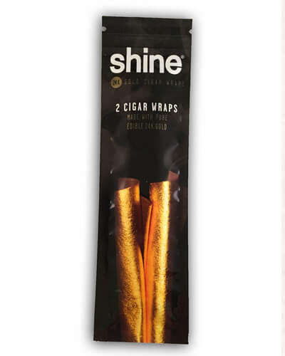 Shine 24k Cigar Wraps x 2