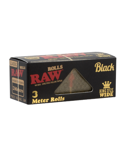 RAW Black Rolls 3m Kingsize Wide image 1