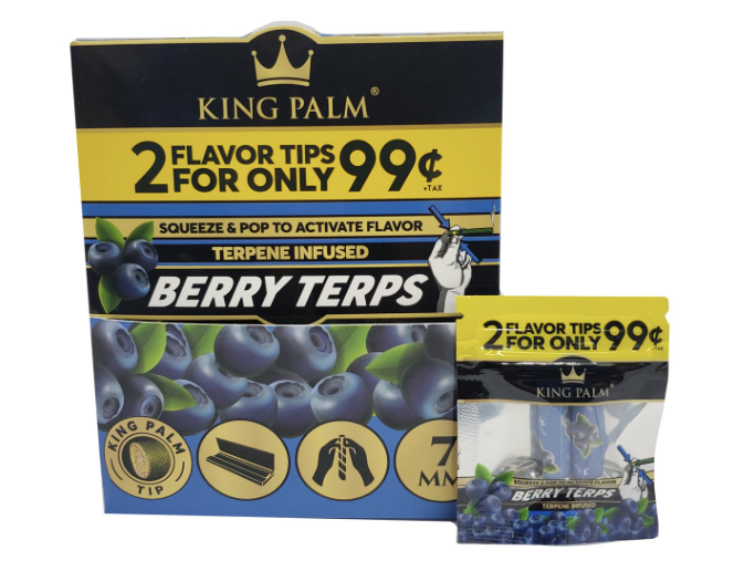 King Palm Berry Terps Filter Tips