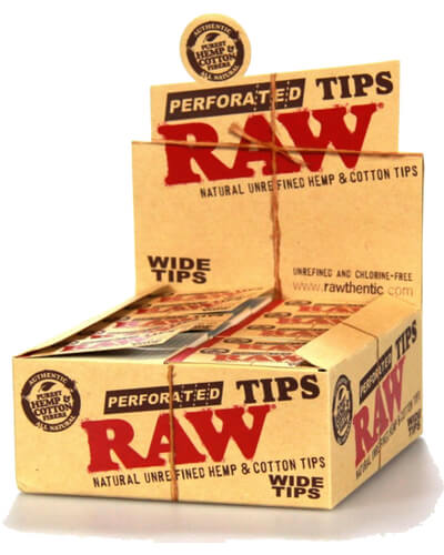 RAW Perforated Wide Tips image 1