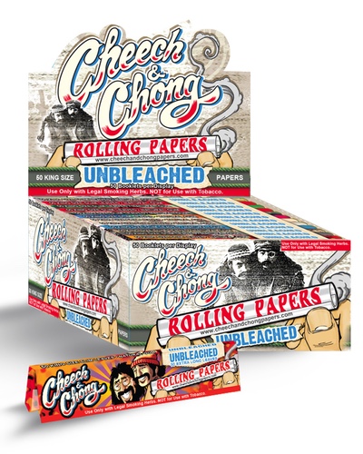 Cheech And Chong Kingsize Slim Papers Unbleached