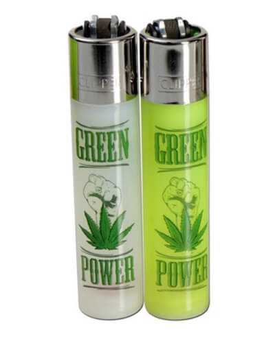 Green Power Clipper Lighter