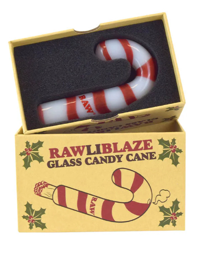 RAWliblaze Glass Candy Cane Cone Holder image 1