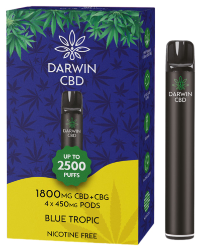 Darwin 1800mg CBD Starter Kit – Includes Device & 4 Pods image 4