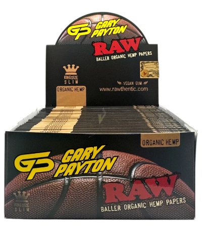 RAW x Gary Payton Organic Hemp King Size Slim Rolling Papers – Limited Edition image 1