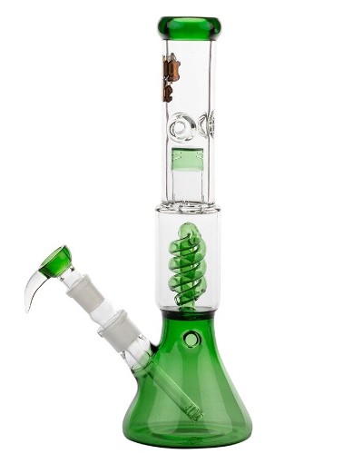 Thug Life Bouncer Green Glass Bong image 3