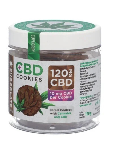 Euphoria CBD Chocolate Cookies – 120mg (10mg per Cookie) image 1