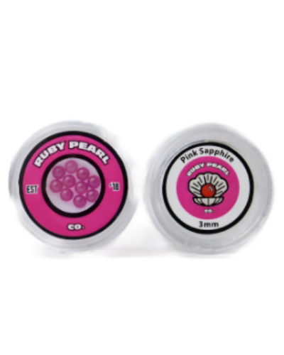 3mm Pink Sapphire Terp Pearls 10 Pack