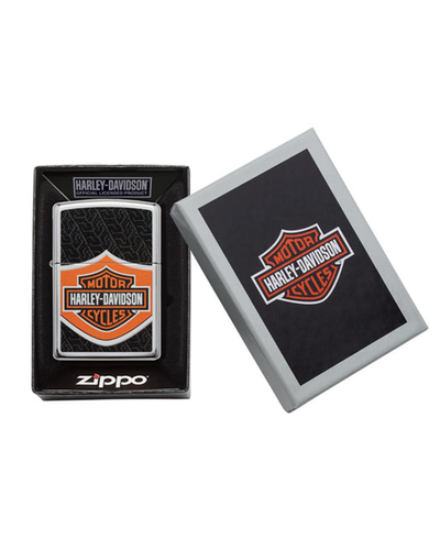 Zippo Lighter Harley Davidson High Polish image 1