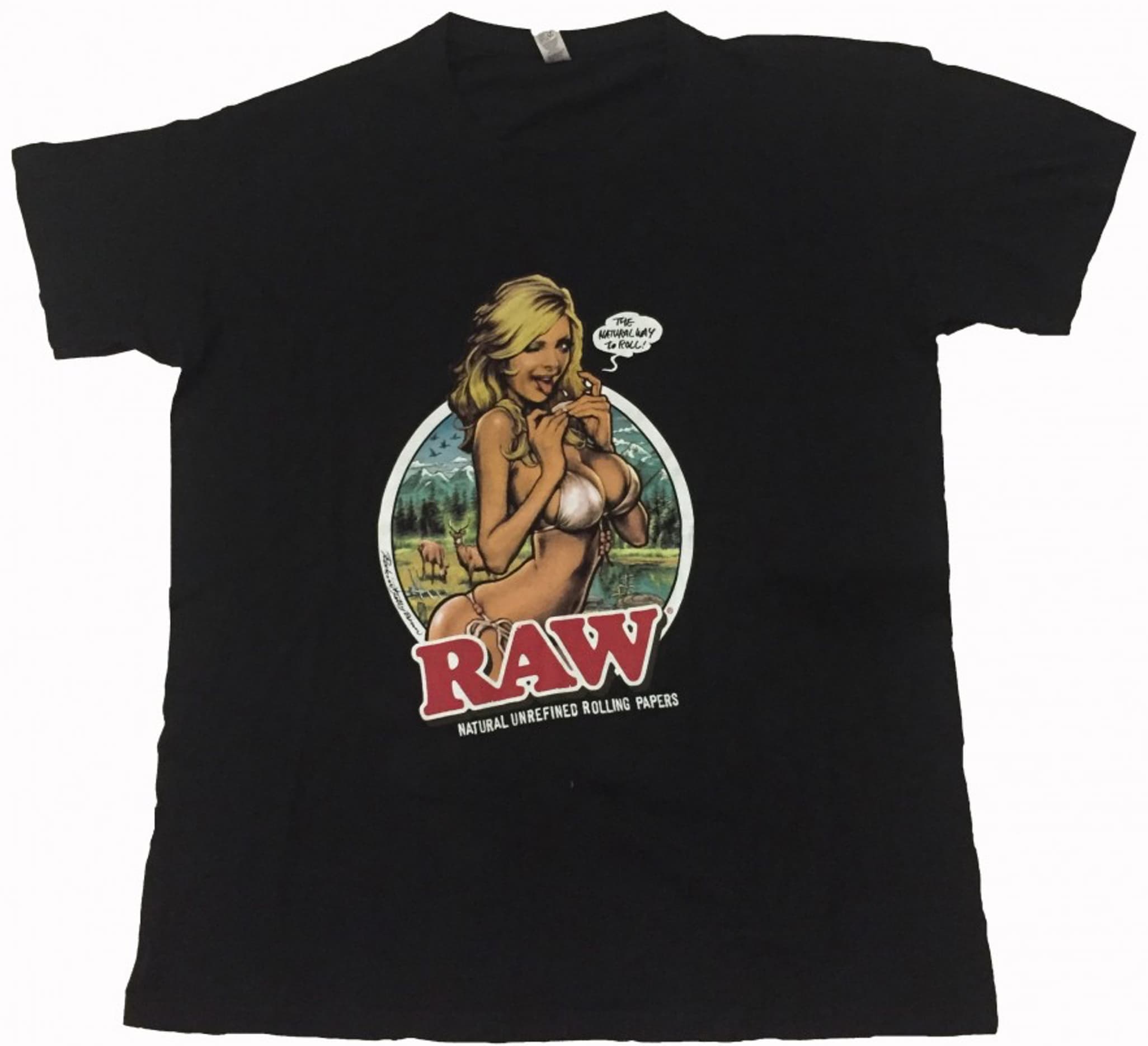RAW Girl Black T-Shirt