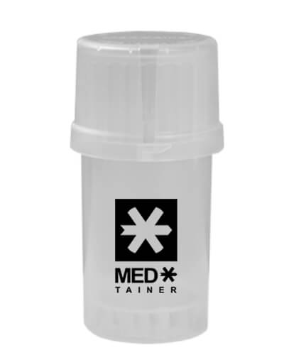 Medtainer Medx - Clear W/Black Logo image 1