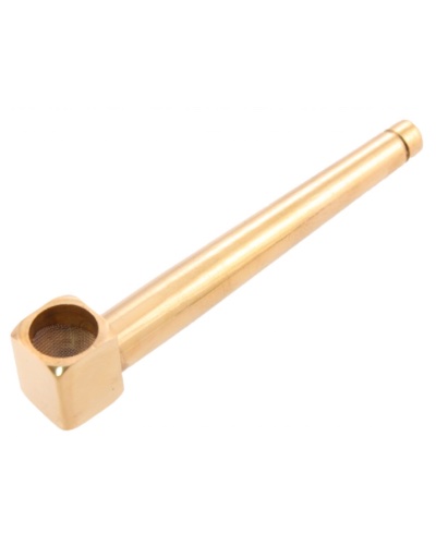 Heavy Brass Pipe 9cm