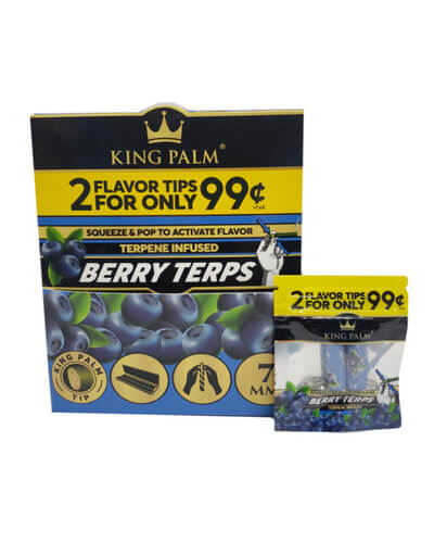 King Palm Berry Terps Filter Tips