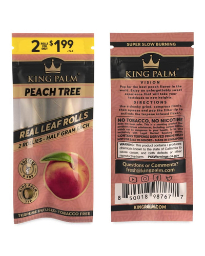 King Palm Peach Tree Rollie Size (2 pack) image 1
