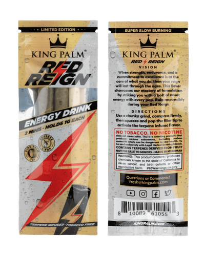 King Palm Red Reign Mini Rolls (2 pack) image 2