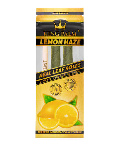 King Palm Lemon Haze Mini Rolls (2 pack)