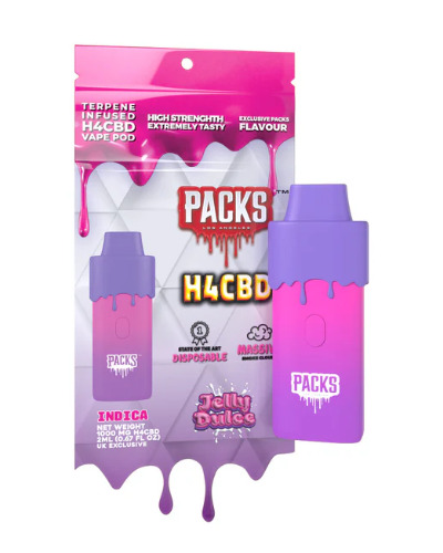 Packs By Packwoods H4CBD Disposable Vape 2ml/1000mg image 3